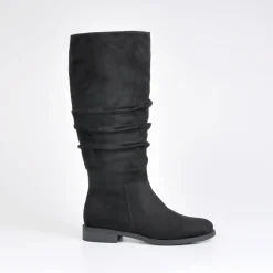 VICE VERSA Bottes Plates Noir|Femme Bottes, Cuissardes