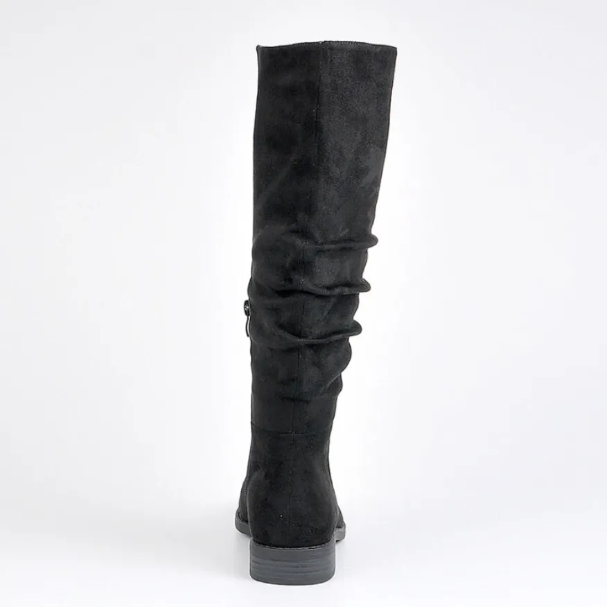 VICE VERSA Bottes Plates Noir|Femme Bottes, Cuissardes