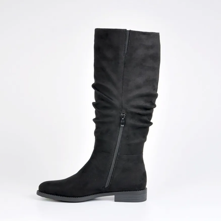 VICE VERSA Bottes Plates Noir|Femme Bottes, Cuissardes