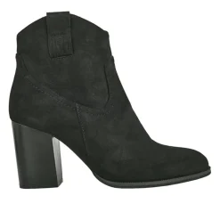 MASCARA Bottines A Talon Femme Noir Style Cowboy |Femme Boots, Bottines