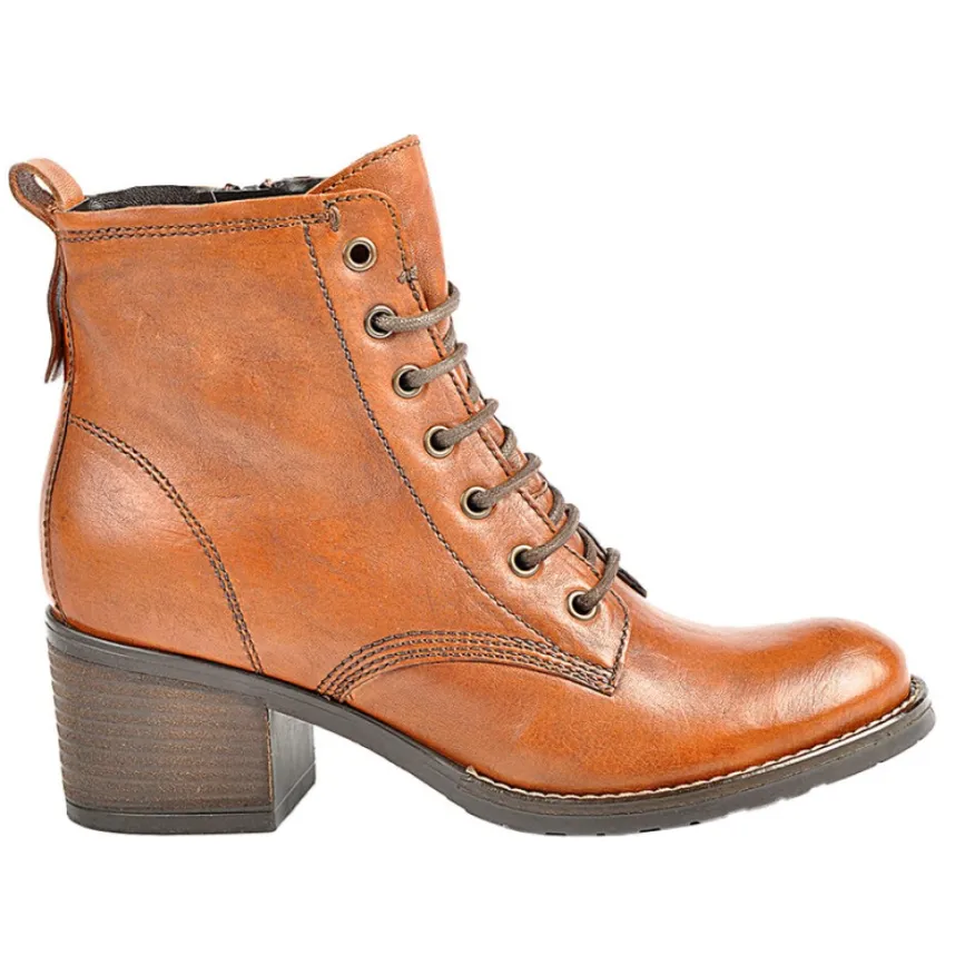 DONNA CLUB Bottines A Talons Camel|Femme Boots, Bottines