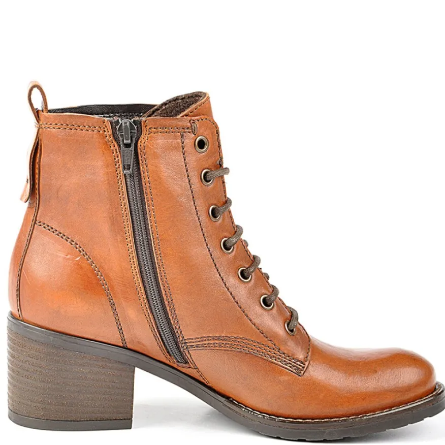 DONNA CLUB Bottines A Talons Camel|Femme Boots, Bottines