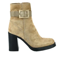MASCARA Bottines A Talons Femme Beige|Femme Boots, Bottines