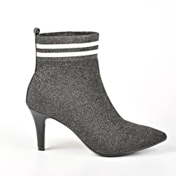 MASCARA Bottines A Talons Gris|Femme Boots, Bottines