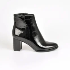 MASCARA Bottines A Talons Vernis Noir|Femme Boots, Bottines