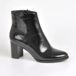 MASCARA Bottines A Talons Vernis Noir|Femme Boots, Bottines