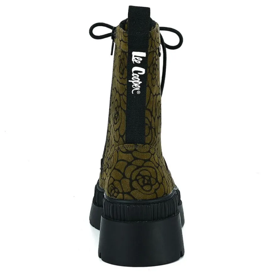 LEE COOPER Bottines Femme Kaki|Femme Boots, Bottines