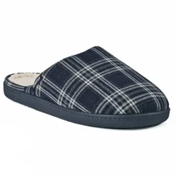 ISOTONER Chaussons Homme Ecossais|Homme Chaussons
