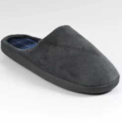 ISOTONER Chaussons Homme Gris|Homme Chaussons