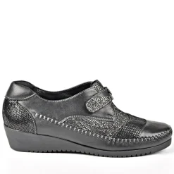LADY CONFORT Derbies Confort Femme Noir|Femme Chaussures Confort