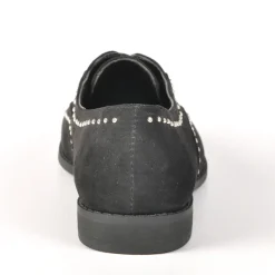 ANA LUNA Derbies Femme Avec Petits Clous Noir|Femme Derbies