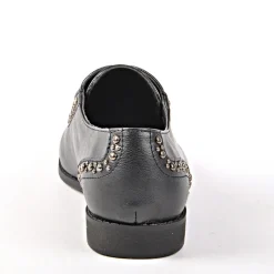 ANA LUNA Derbies Femme Avec Petits Clous Noir|Femme Derbies