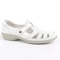 LADY CONFORT Derbies Femme Confort Souples Blanc|Femme Chaussures Confort