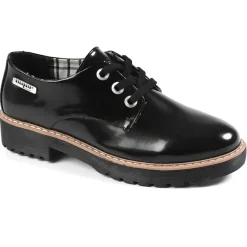 CREEPERS Derbies Femme Vernis Noir|Femme Derbies