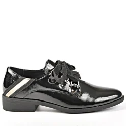 ANA LUNA Derbies Femme Vernis Noir|Femme Derbies