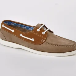 SEALINE Derbies Homme Style Bateau Beige En Cuir|Homme Mocassins, Chaussures Bateaux