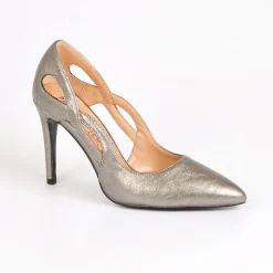 MASCARA Escarpins Femme Argente A Talon Aiguille |Femme Escarpins