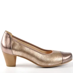 SCALINA Escarpins Matiere Irisee Bronze|Femme Chaussures Confort