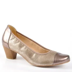 SCALINA Escarpins Matiere Irisee Bronze|Femme Chaussures Confort