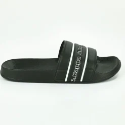 KAPPA Logo Tape Man 33166Yw Noir|Homme Mules, Tongs
