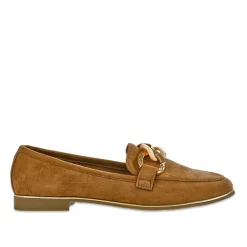 VICE VERSA Mocassins Femme Camel A Chaine |Femme Mocassins