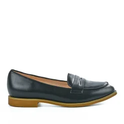 VICE VERSA Mocassins Penny Loafer Femme Noir |Femme Mocassins