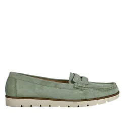 VICE VERSA Mocassins Souples Femme Vert Sauge |Femme Mocassins