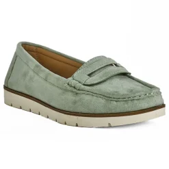 VICE VERSA Mocassins Souples Femme Vert Sauge |Femme Mocassins