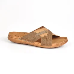 SEALINE Mules Homme Bi-Matieres Cuir Marron|Homme Mules, Tongs