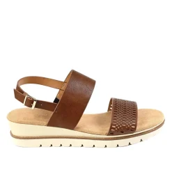 SCALINA Sandales Compensees Femme Marron|Femme Chaussures Confort