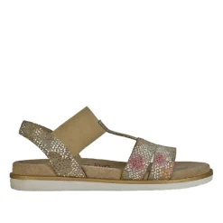 LADY CONFORT Sandales Compensees Multicolore|Femme Chaussures Confort