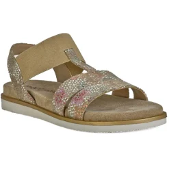 LADY CONFORT Sandales Compensees Multicolore|Femme Chaussures Confort