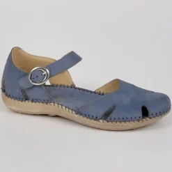 LADY CONFORT Sandales Confort Femme Bleu|Femme Chaussures Confort