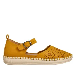 SCALINA Sandales Femme Jaune|Femme Chaussures Confort
