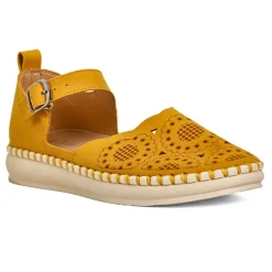 SCALINA Sandales Femme Jaune|Femme Chaussures Confort