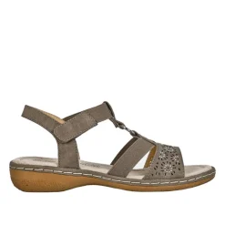 LADY CONFORT Sandales Plates Femme Beige|Femme Chaussures Confort