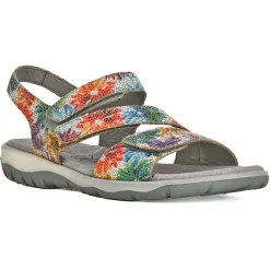 LADY CONFORT Sandales Plates Femme Multicolore|Femme Chaussures Confort