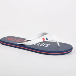 ALLEZ LES BLEUS Tongs Homme Blanc|Homme Mules, Tongs